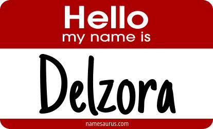 Hello my name is Delzora png download