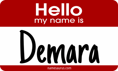 Hello my name is Demara png download