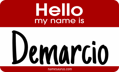 Hello my name is Demarcio png download