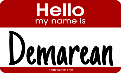 Hello my name is Demarean png download