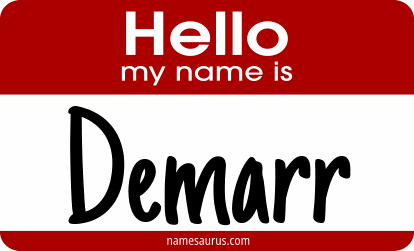Hello my name is Demarr png download