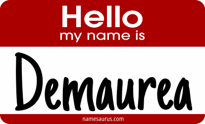Hello my name is Demaurea png download