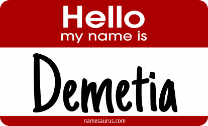 Hello my name is Demetia png download