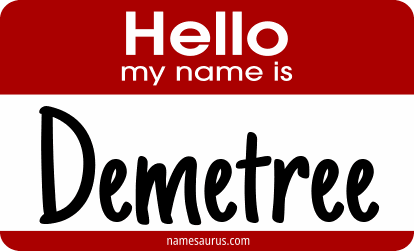 Hello my name is Demetree png download