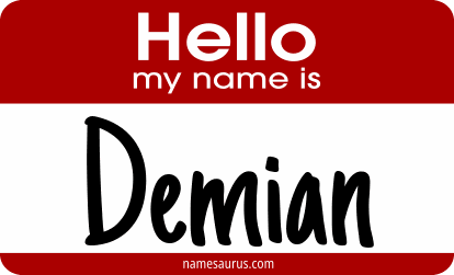 Hello my name is Demian png download