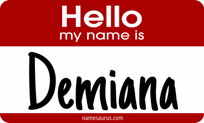 Hello my name is Demiana png download