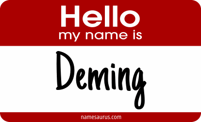 Hello my name is Deming png download