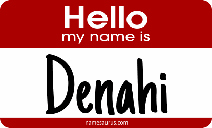 Hello my name is Denahi png download