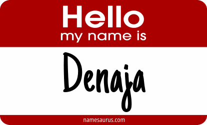 Hello my name is Denaja png download