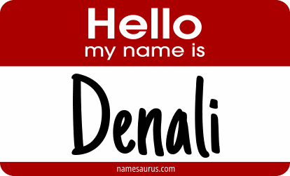 Hello my name is Denali png download