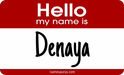 Hello my name is Denaya png download