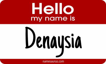 Hello my name is Denaysia png download