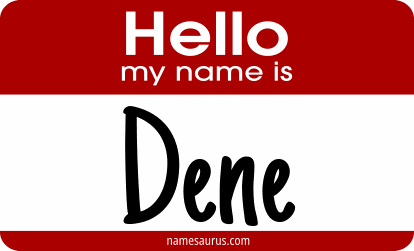 Hello my name is Dene png download