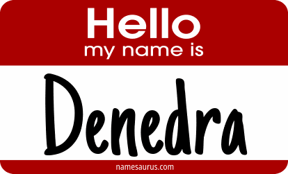 Hello my name is Denedra png download