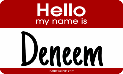Hello my name is Deneem png download