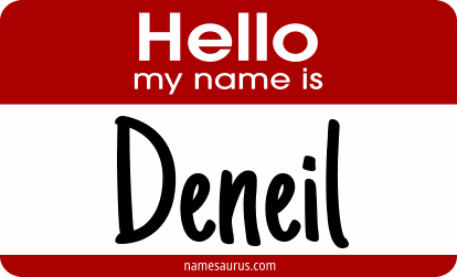 Hello my name is Deneil png download