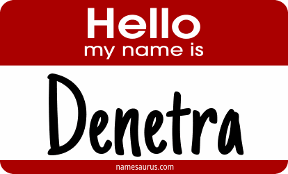 Hello my name is Denetra png download
