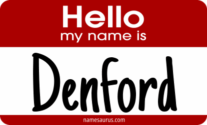 Hello my name is Denford png download