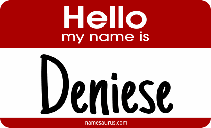 Hello my name is Deniese png download