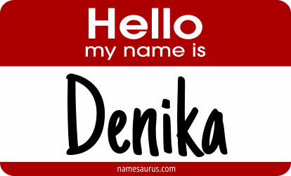 Hello my name is Denika png download