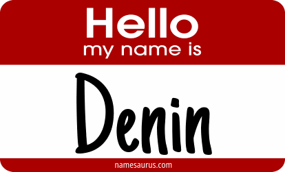 Hello my name is Denin png download