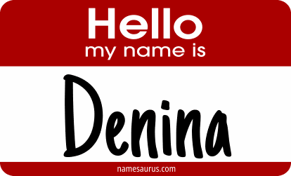 Hello my name is Denina png download