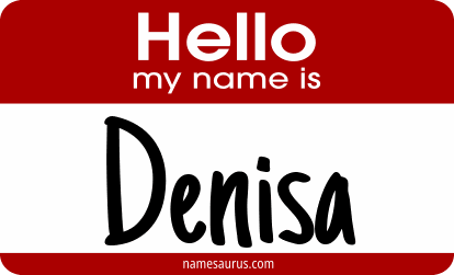 Hello my name is Denisa png download