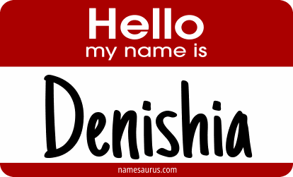 Hello my name is Denishia png download