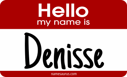 Hello my name is Denisse png download