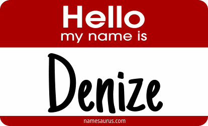 Hello my name is Denize png download