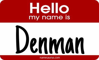Hello my name is Denman png download