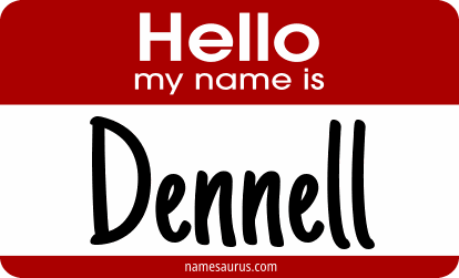 Hello my name is Dennell png download