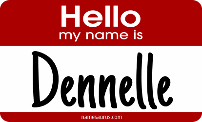 Hello my name is Dennelle png download