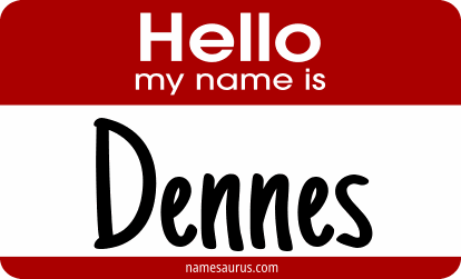 Hello my name is Dennes png download