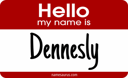 Hello my name is Dennesly png download