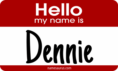 Hello my name is Dennie png download