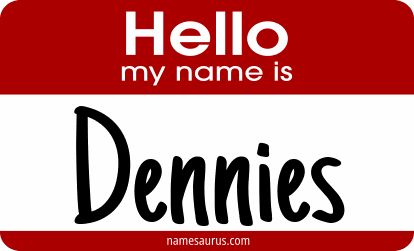 Hello my name is Dennies png download