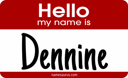 Hello my name is Dennine png download