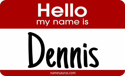 Hello my name is Dennis png download