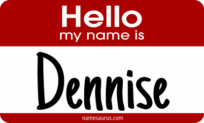 Hello my name is Dennise png download