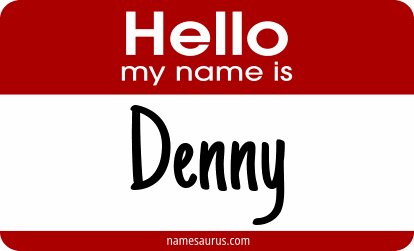 Hello my name is Denny png download