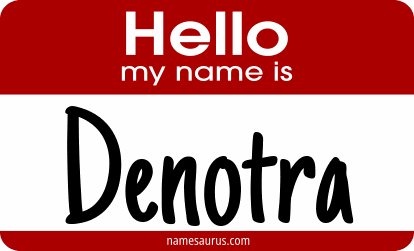 Hello my name is Denotra png download