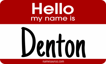 Hello my name is Denton png download