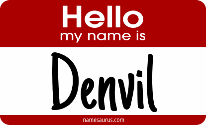 Hello my name is Denvil png download