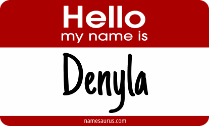 Hello my name is Denyla png download