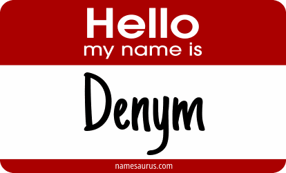 Hello my name is Denym png download