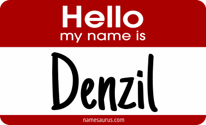 Hello my name is Denzil png download