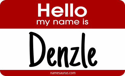 Hello my name is Denzle png download