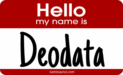 Hello my name is Deodata png download