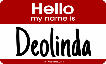 Hello my name is Deolinda png download